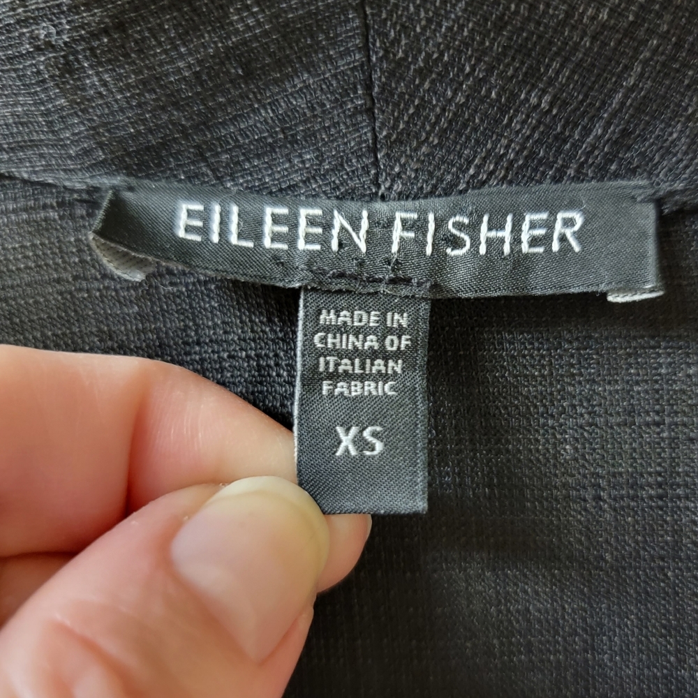 Eileen Fisher Linen Blend Blazer Size XS - Picture 3 of 6